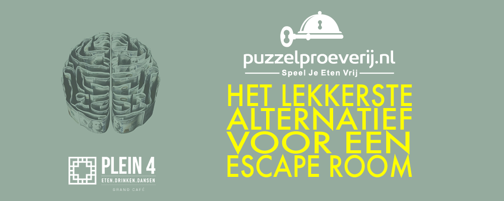 Arrangement Puzzelproeverij  2024 (donderdag t/m zondag) bij Grand Cafe Plein 4 in Eindhoven